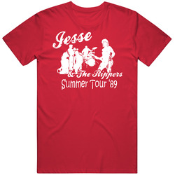 Jesse And The Rippers Full House Vintage RED Unisex T Shirt Jesse And The Rippers Full House Vintage RED Unisex T Shirt