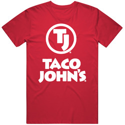 Taco John's Fast Food Logo Cool Gift Vintage RED Unisex T Shirt