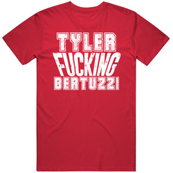 Tyler Bertuzzi Fcking Detroit Hockey Sports Athlete Fan Vintage RED Unisex T Shirt Tyler Bertuzzi Fcking Detroit Hockey Sports Athlete Fan Vintage RED Unisex T Shirt