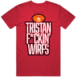 Tristan Wirfs Fcking Football Player Fan T Shirt