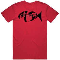 Citizen Fish Punk Rock Retro Vintage RED Unisex T Shirt