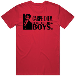 Dead Poets Society Carpe Diem Vintage RED Unisex T Shirt
