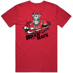 Albany River Rats Hockey Vintage RED Unisex T Shirt