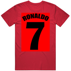 Cristiano Ronaldo Soccer Vintage RED Unisex T Shirt Cristiano Ronaldo Soccer Vintage RED Unisex T Shirt