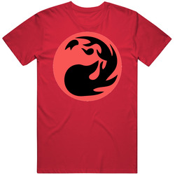 Magic The Gathering Red Mana Ccg Card Game T Shirt