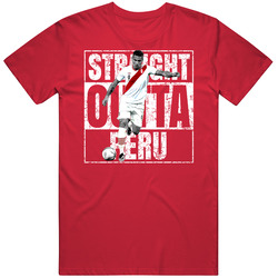 Paolo Guerrero Straight Outta Team Peru Copa America Cup Soccer Futball Fan T Shirt Paolo Guerrero Straight Outta Team Peru Copa America Cup Soccer Futball Fan T Shirt
