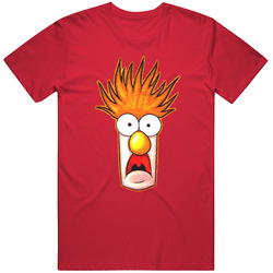 New Beaker Muppets Meep Red Vintage RED Unisex T Shirt