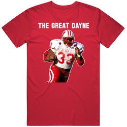 Ron Dayne The Great Dayne Wisconsin Football Vintage RED Unisex T Shirt