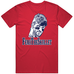 Bryce Harper Washington Baseball Fear The Skullet Vintage RED Unisex T Shirt