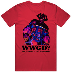 Wwgd What Would Galactus Do? Comics Vintage RED Unisex T Shirt