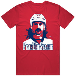 George Parros Fear The Stache Florida Hockey Fighter T Shirt