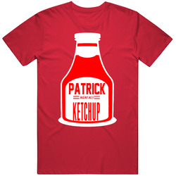 Patrick Mahomes Big Fan Of Ketchup Bottle Vintage RED Unisex T Shirt