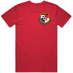 Panama Soccer Futball Team Copa America Cup Jersey Crest Logo Supporter Fan Vintage RED Unisex T Shirt