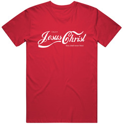 Jesus Christ Coke Parody Vintage RED Unisex T Shirt