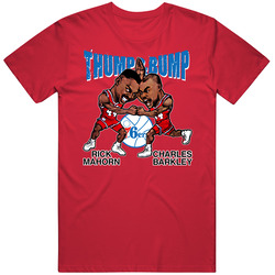 Charles Barkley Retro Basketball Caricature Vintage RED Unisex T Shirt