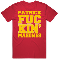 Patrick Fuckin Mahomes Football Fan Funny Gift Vintage RED Unisex T Shirt