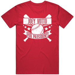 Joey Votto For President Cincinnati Baseball Player Funny Vintage RED Unisex T Shirt Joey Votto For President Cincinnati Baseball Player Funny Vintage RED Unisex T Shirt