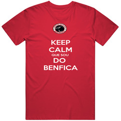 Benfica Keep Calm Que Sou Do Benfica Soccer Football Vintage RED Unisex T Shirt