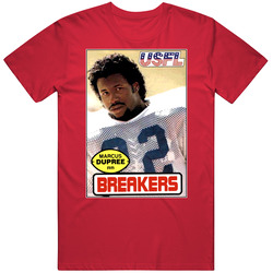 Marcus Dupree New Orleans Portland Breakers Vintage RED Unisex T Shirt