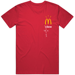 Crew Mcdonalds Cactus Jack Merch Collaboration Shirt Travis Scott Toy T Shirt
