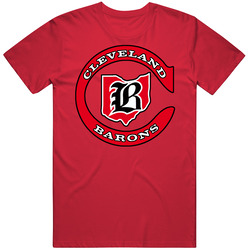 Cleveland Barons Retro Hockey Vintage RED Unisex T Shirt