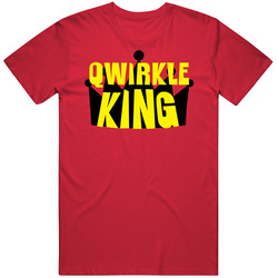 Qwirkle King Sports And Hobbies Master Vintage RED Unisex T Shirt Qwirkle King Sports And Hobbies Master Vintage RED Unisex T Shirt