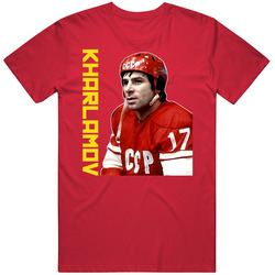 Cccp Valeri Kharlamov 1972 Summit Series Vintage RED Unisex T Shirt