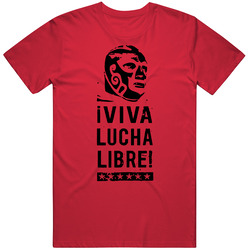 Viva Lucha Libre Wrestling Vintage RED Unisex T Shirt