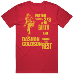 Dashon Goldson San Francisco Football Db Defense T Shirt