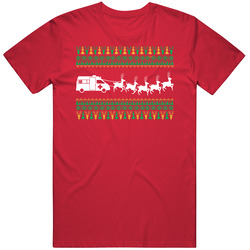 Ems Christmas Vintage RED Unisex T Shirt