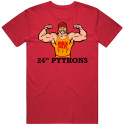 Hulk Hogan Pythons Retro Wrestling Vintage RED Unisex T Shirt