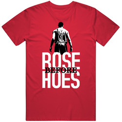 Derrick Rose Before Hoes Funny Basketball Chicago Vintage RED Unisex T Shirt