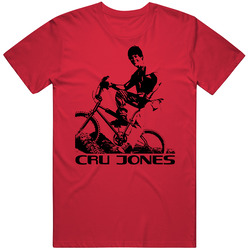 Cru Jones Rad Bike Retro Red Vintage RED Unisex T Shirt Cru Jones Rad Bike Retro Red Vintage RED Unisex T Shirt