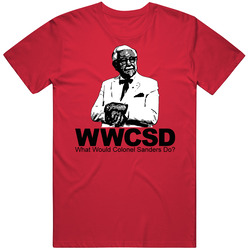 What Would Colonel Sanders Do Funny Vintage RED Unisex T Shirt