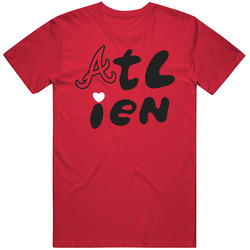 Atlien Hip Hop Rap Vintage RED Unisex T Shirt