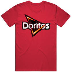Doritos Chips Snack Distressed Logo Halloween Costume Vintage RED Unisex T Shirt Doritos Chips Snack Distressed Logo Halloween Costume Vintage RED Unisex T Shirt