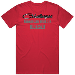 1970-74 Dodge Challenger American Muscle Car Vintage RED Unisex T Shirt