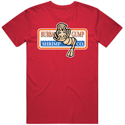 Bubba Gump Shrimp Vintage RED Unisex T Shirt