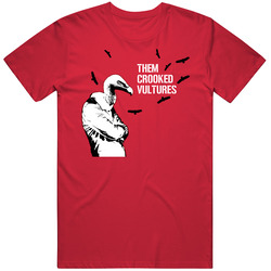 Them Crooked Vultures Grohl Page Vintage RED Unisex T Shirt