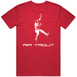 Mike Trout Air Trout Baseball Vintage RED Unisex T Shirt