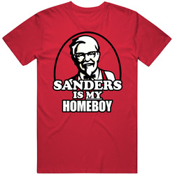 Colonel Sanders Is My Homeboy Kfc Vintage RED Unisex T Shirt