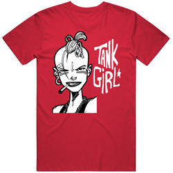 Tank Girl Sci Fi Movie Vintage RED Unisex T Shirt