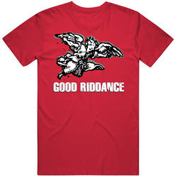 Good Riddance Punk Rock Retro Vintage RED Unisex T Shirt