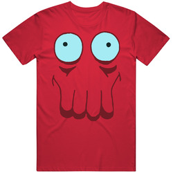 Zoidberg Futurama Big Face Vintage RED Unisex T Shirt
