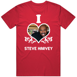 Steve Harvey I Heart Hot Vintage RED Unisex T Shirt