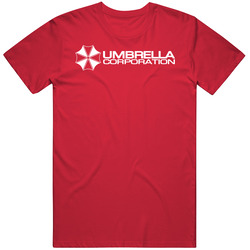 Umbrella Corporation Zombie Red Vintage RED Unisex T Shirt