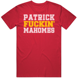 Patrick Fuckin Mahomes Number 15 Kc Football Fan Vintage RED Unisex T Shirt