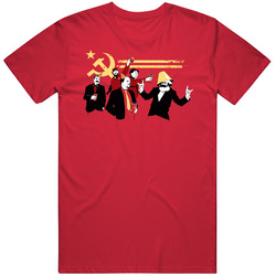 Communist Party Russian Funny Vintage RED Unisex T Shirt
