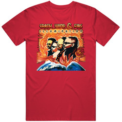 Earth Wind And Fire Album Retro Vintage RED Unisex T Shirt