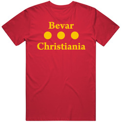 Bevar Christiania Vintage RED Unisex T Shirt